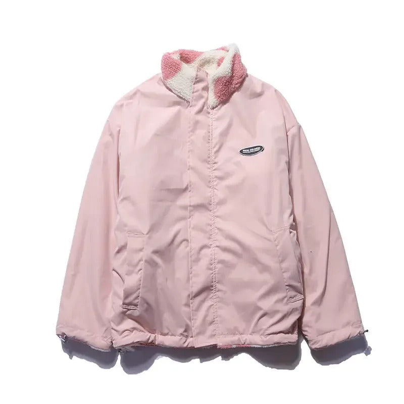 Mia | Veste réversible avec cœurs