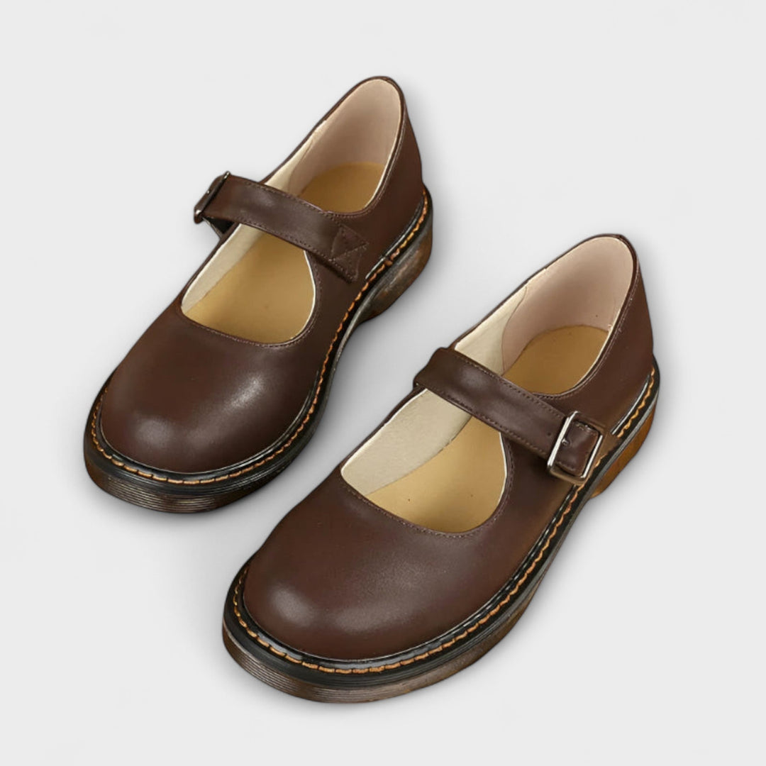 ASTRID | CHAUSSURES EN CUIR ÉLÉGANTES À LANIÈRES