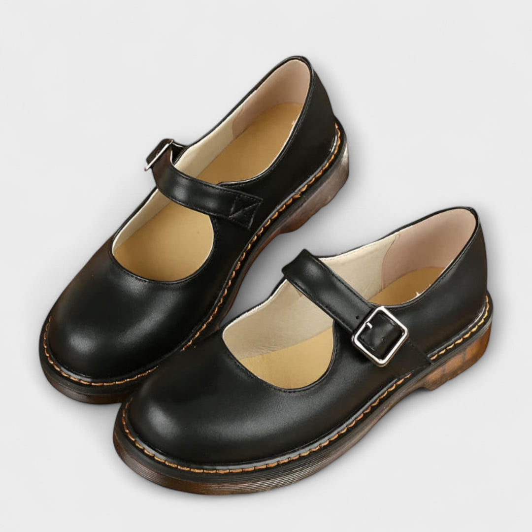 ASTRID | CHAUSSURES EN CUIR ÉLÉGANTES À LANIÈRES