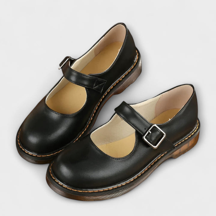 ASTRID | CHAUSSURES EN CUIR ÉLÉGANTES À LANIÈRES