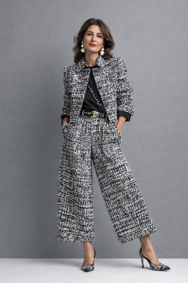 Diane ensemble veste et pantalon - Noir