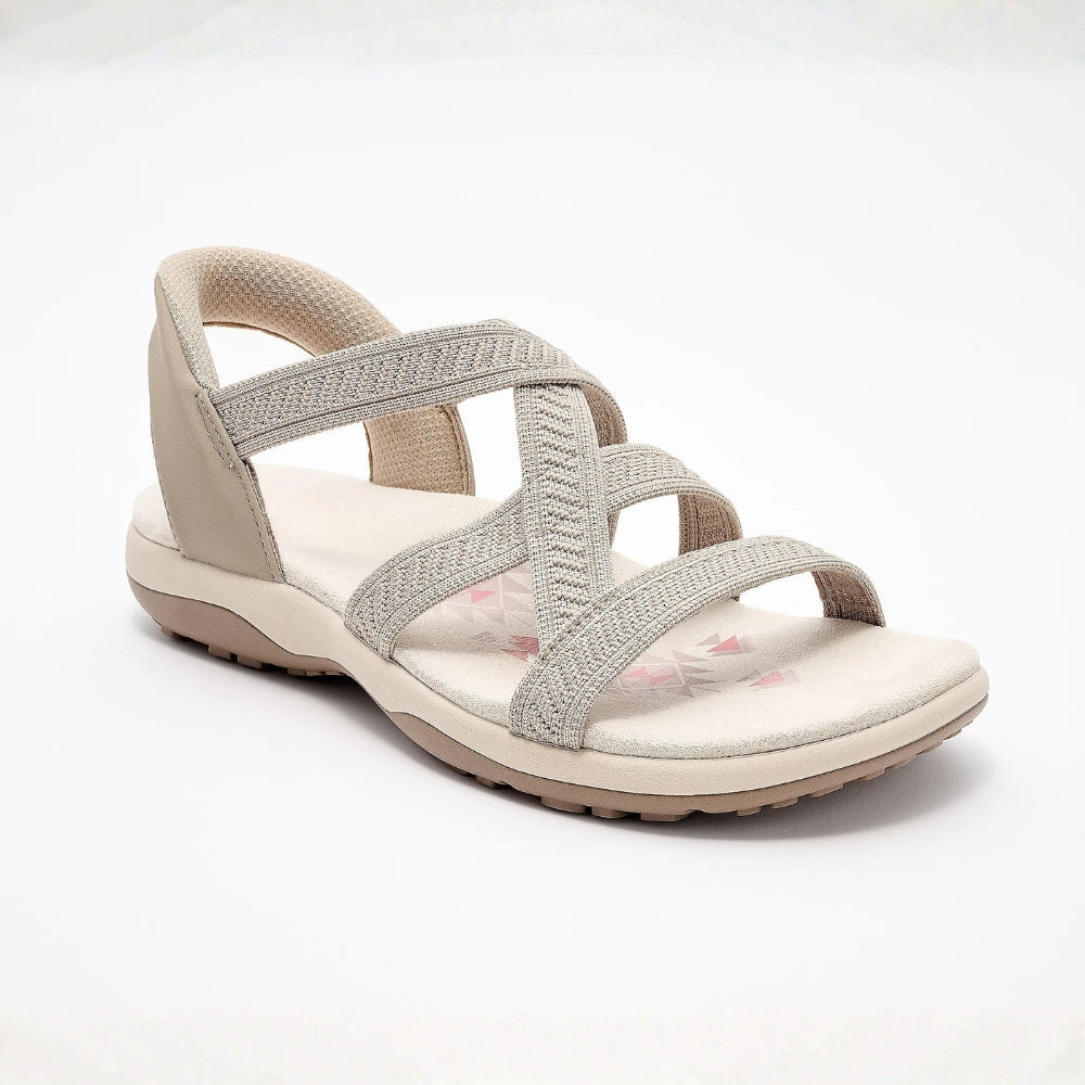 Marielle | Sandales Crossover Tricot Reggae