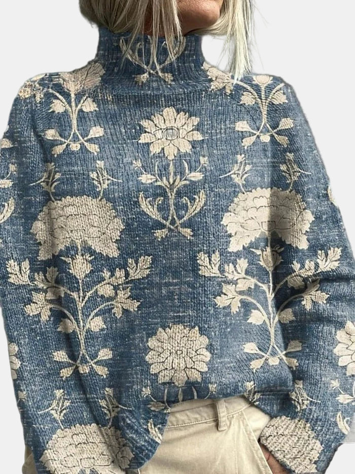 Audrey | Pull Élegant à Col Roulé