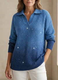 Falka – Pull chaud et doux à col classique, confortable au quotidien