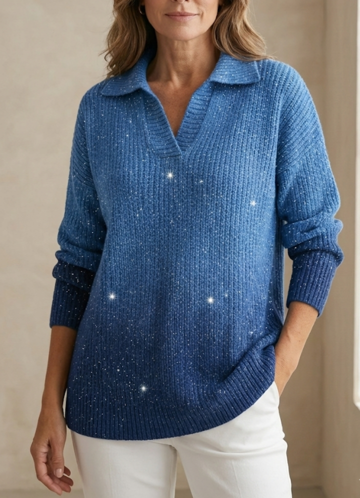 Falka – Pull chaud et doux à col classique, confortable au quotidien