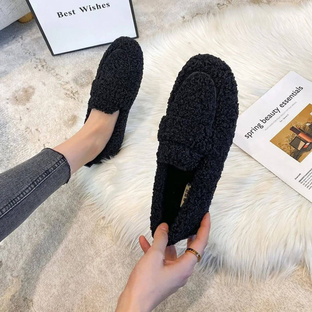 URSULA™ – Mocassins Chauds et Stables pour Pieds Sensibles