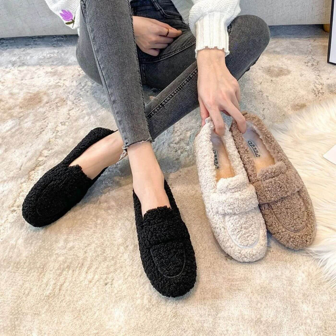 URSULA™ – Mocassins Chauds et Stables pour Pieds Sensibles