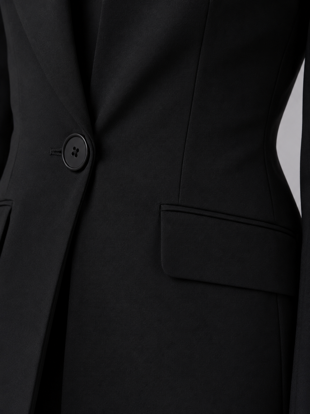 Liesel | Ensemble tailleur blazer sans col et pantalon jambe large