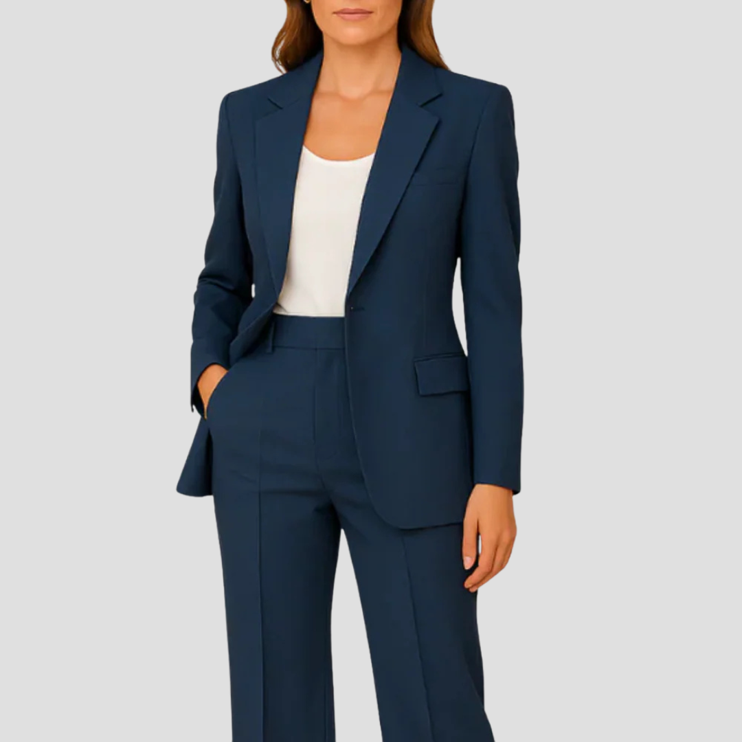 Valmira | Ensemble tailleur blazer et pantalon droit