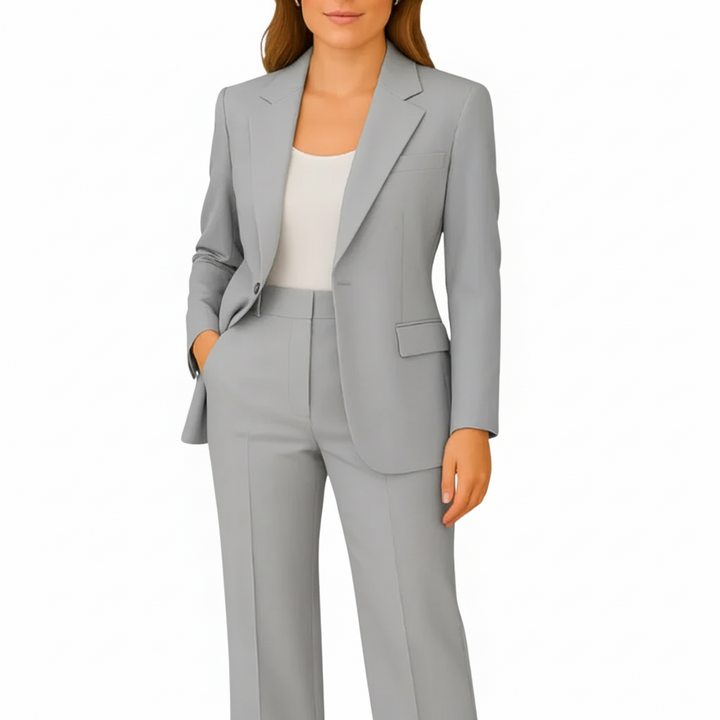 Valmira | Ensemble tailleur blazer et pantalon droit