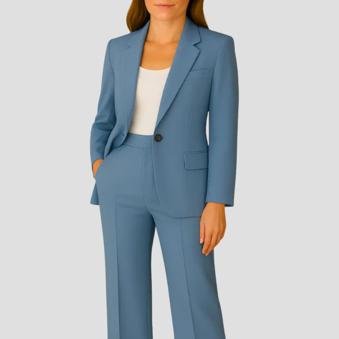 Valmira | Ensemble tailleur blazer et pantalon droit
