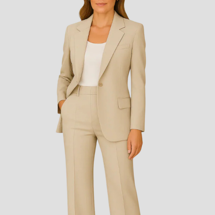 Valmira | Ensemble tailleur blazer et pantalon droit