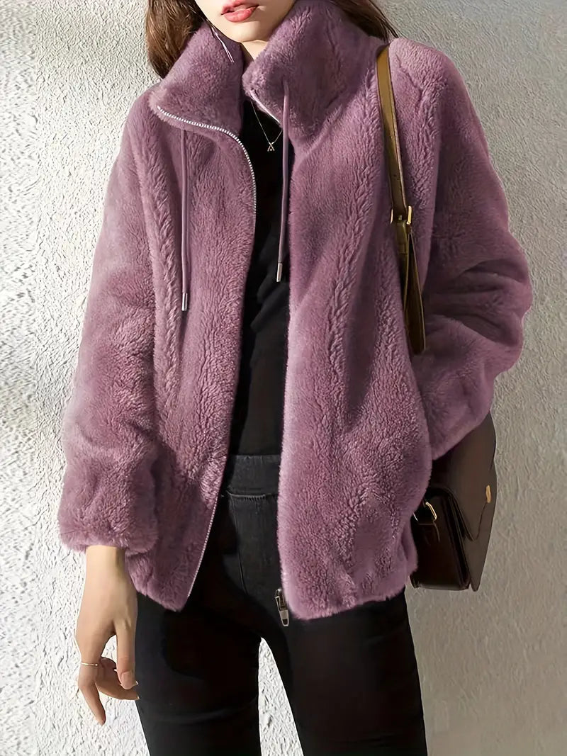 Maliza - Veste en Fleece Furry Élégante