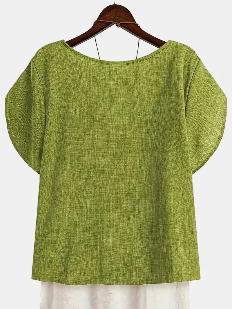 Saddie | Blouse Asymétrique Décontractée