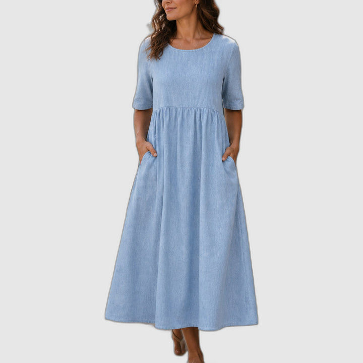 Robe Amelie | Midi Cintrée Silhouette Flatteuse
