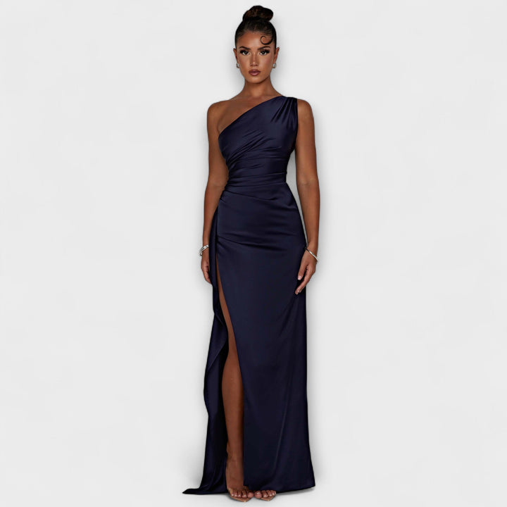 Alessia™ | Robe Maxi Asymétrique à Une Épaule