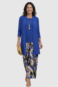 Monique™ | Ensemble Trois Pièces Bleu Cobalt