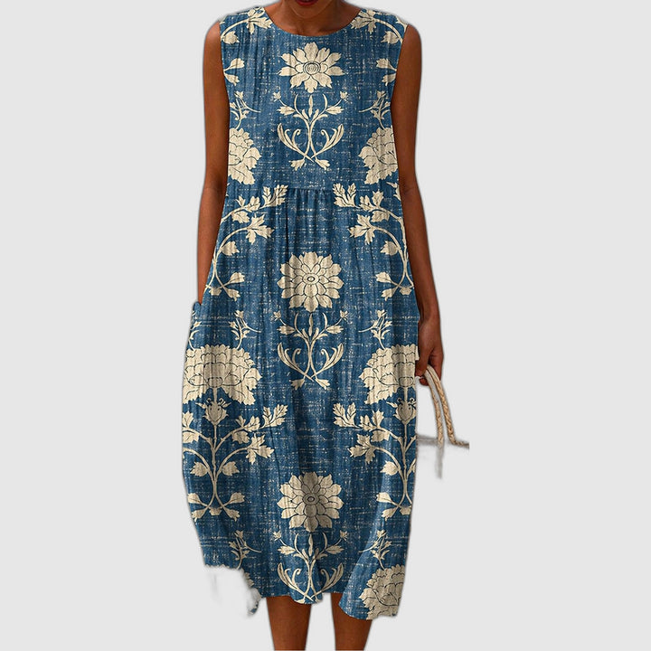 Belle | Robe midi bohème élégante et fluide