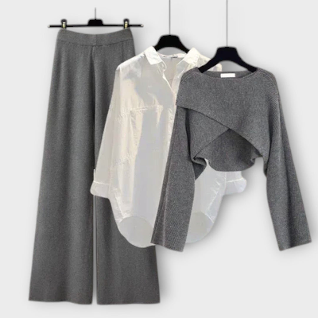 Zoe | Ensemble Confortable en Trois Pièces
