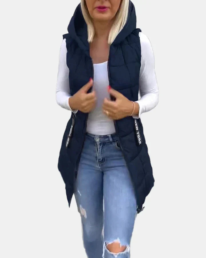 Solene | Manteau sans manches rembourré