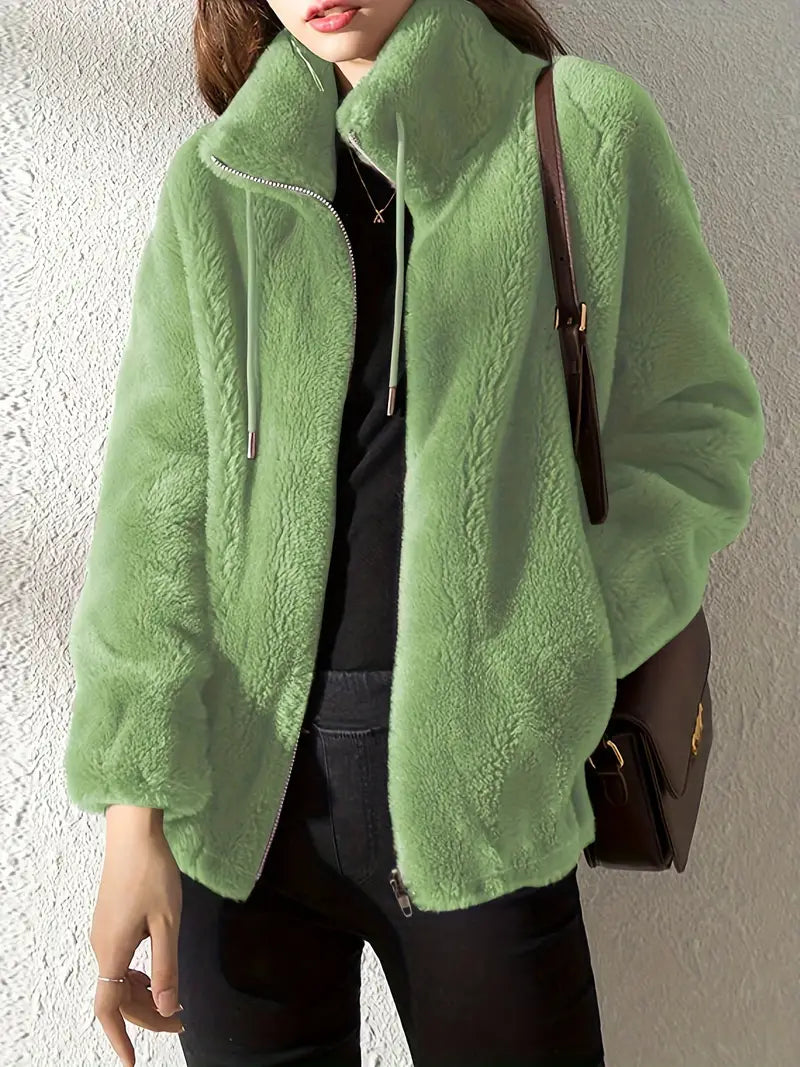 Maliza - Veste en Fleece Furry Élégante
