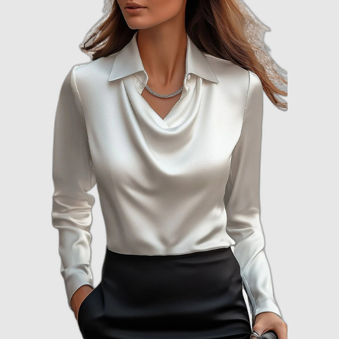 BLAIRE | BLOUSE EN SATIN ÉLÉGANT