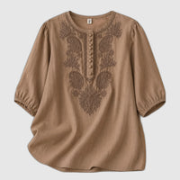 Verena | Blouse en Coton Lin