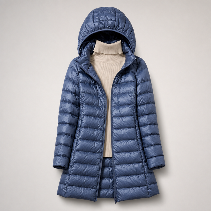 Feathra | Veste légère à capuchon amovible