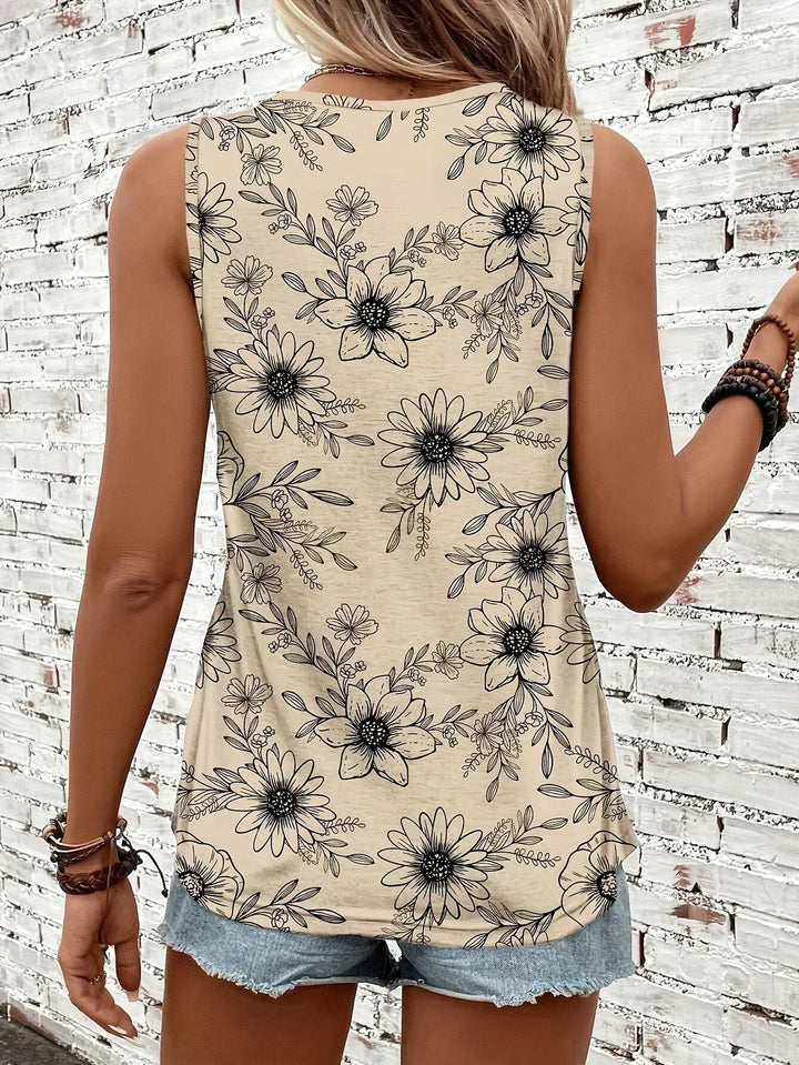 REYA | HAUT FLORAL D'ÉTÉ CONFORTABLE