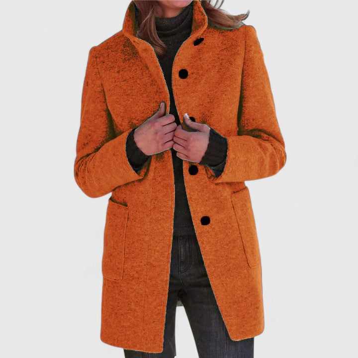 Darlene | Manteau Classique en Laine Mélangée