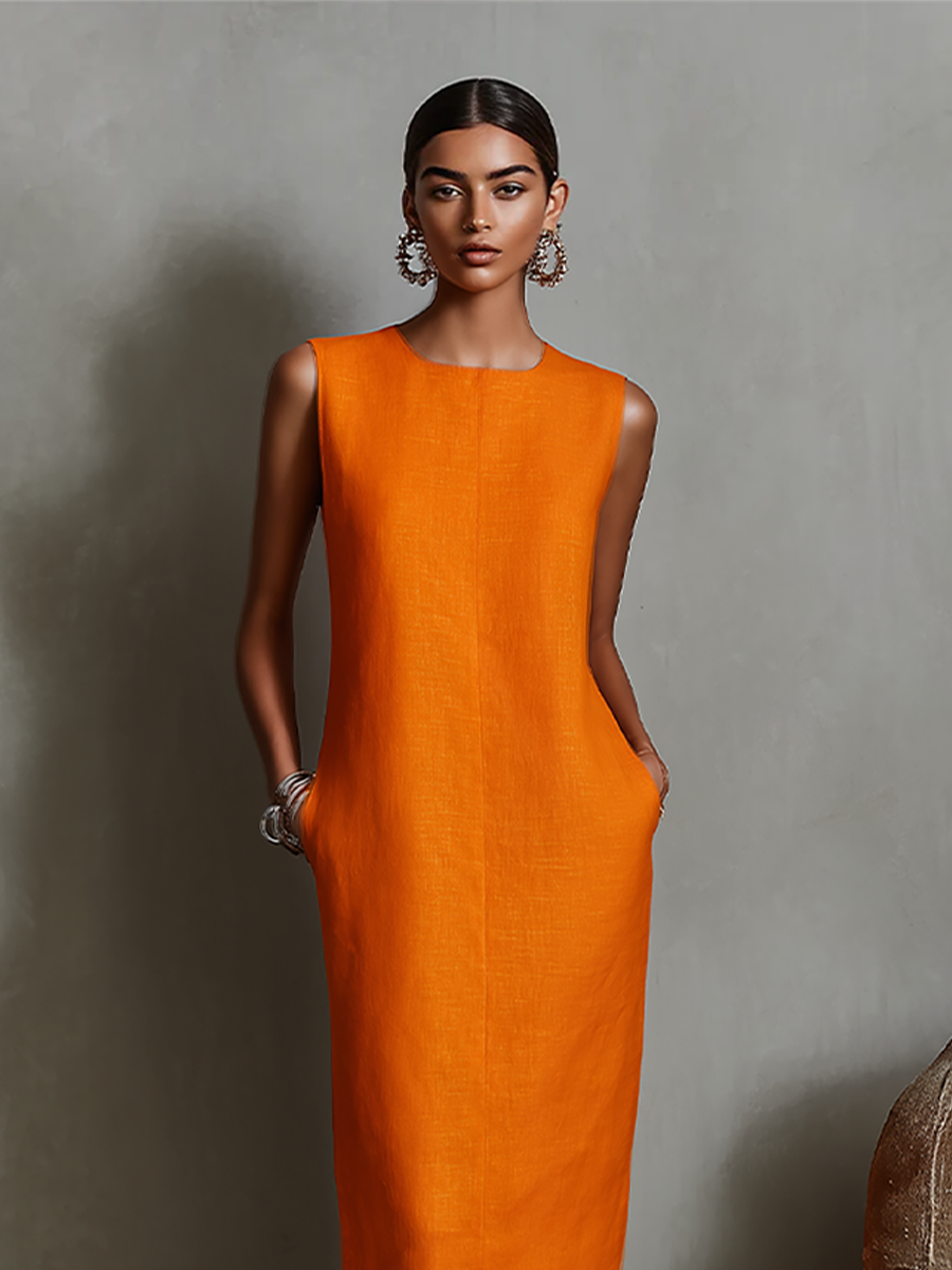 Maureen™ | Robe Midi avec poches