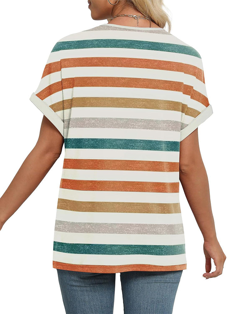 ASTER | BLOUSE LOOSE À RAYURES ÉLÉGANTE
