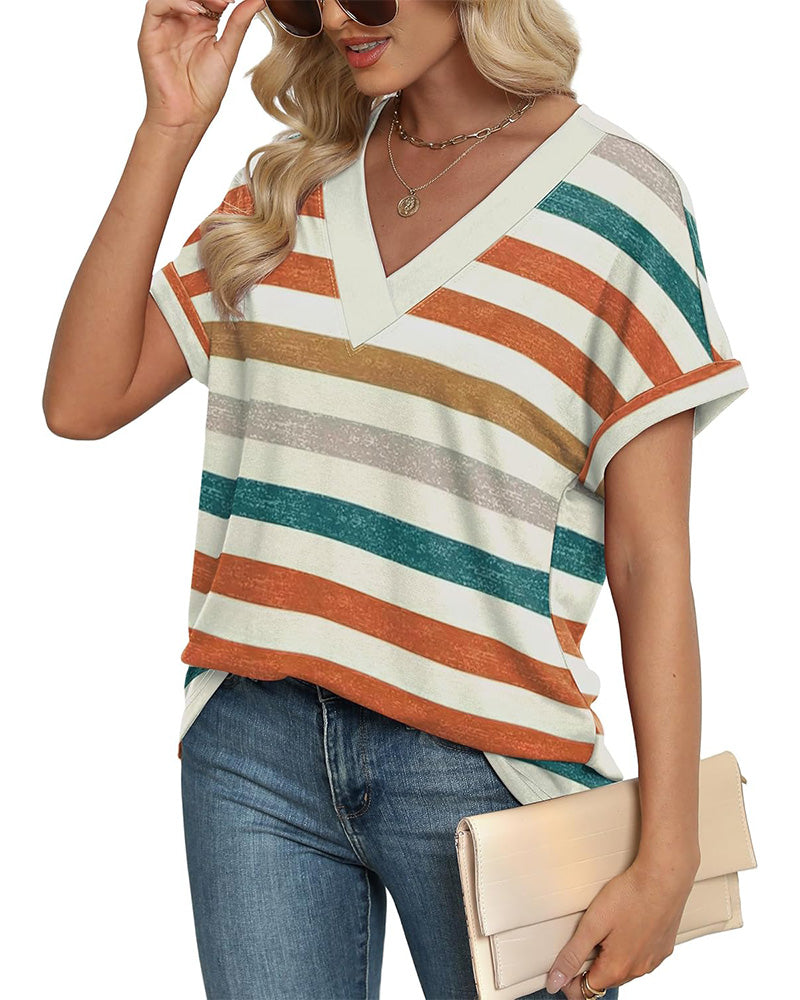 ASTER | BLOUSE LOOSE À RAYURES ÉLÉGANTE