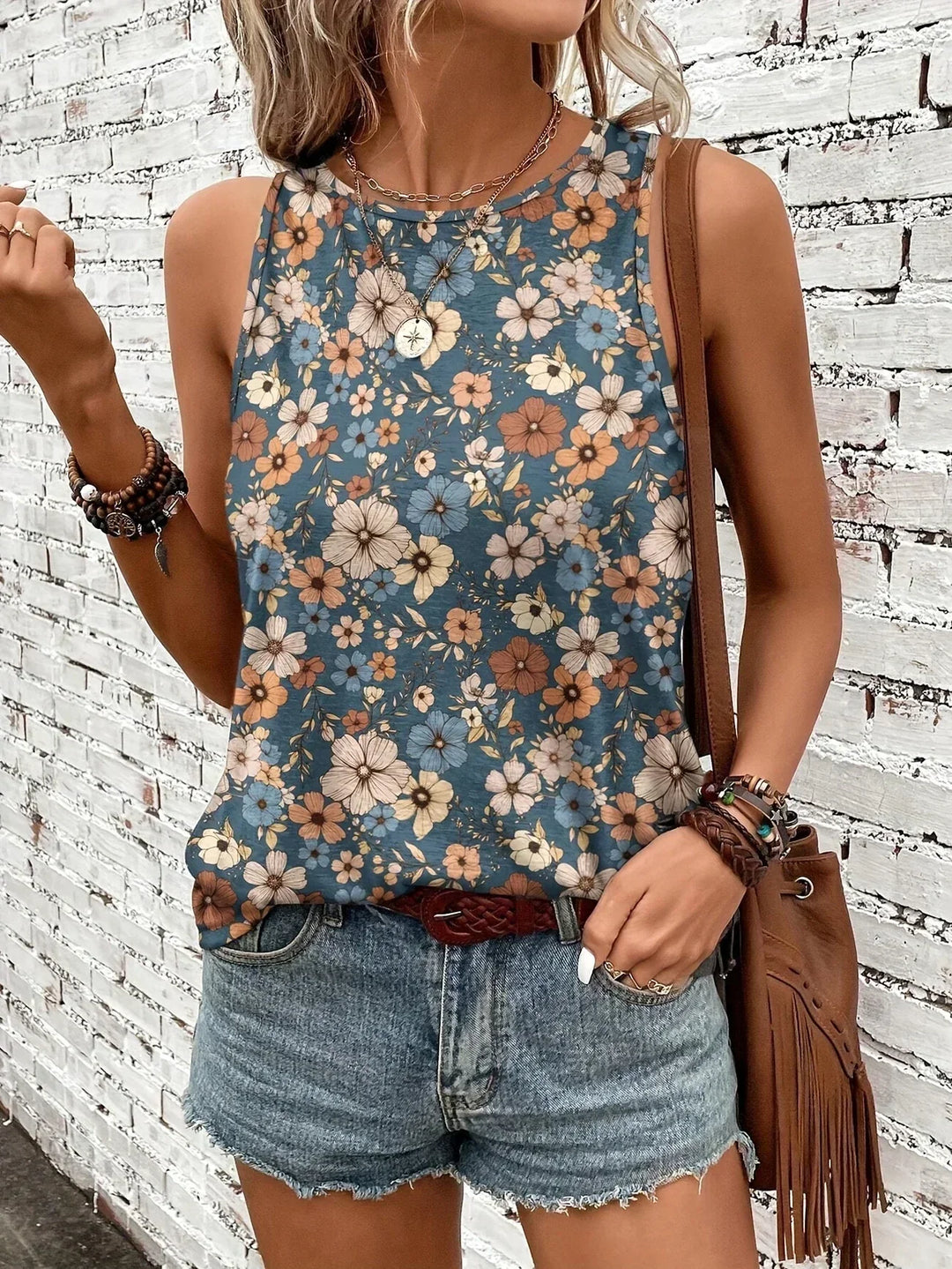 REYA | HAUT FLORAL D'ÉTÉ CONFORTABLE