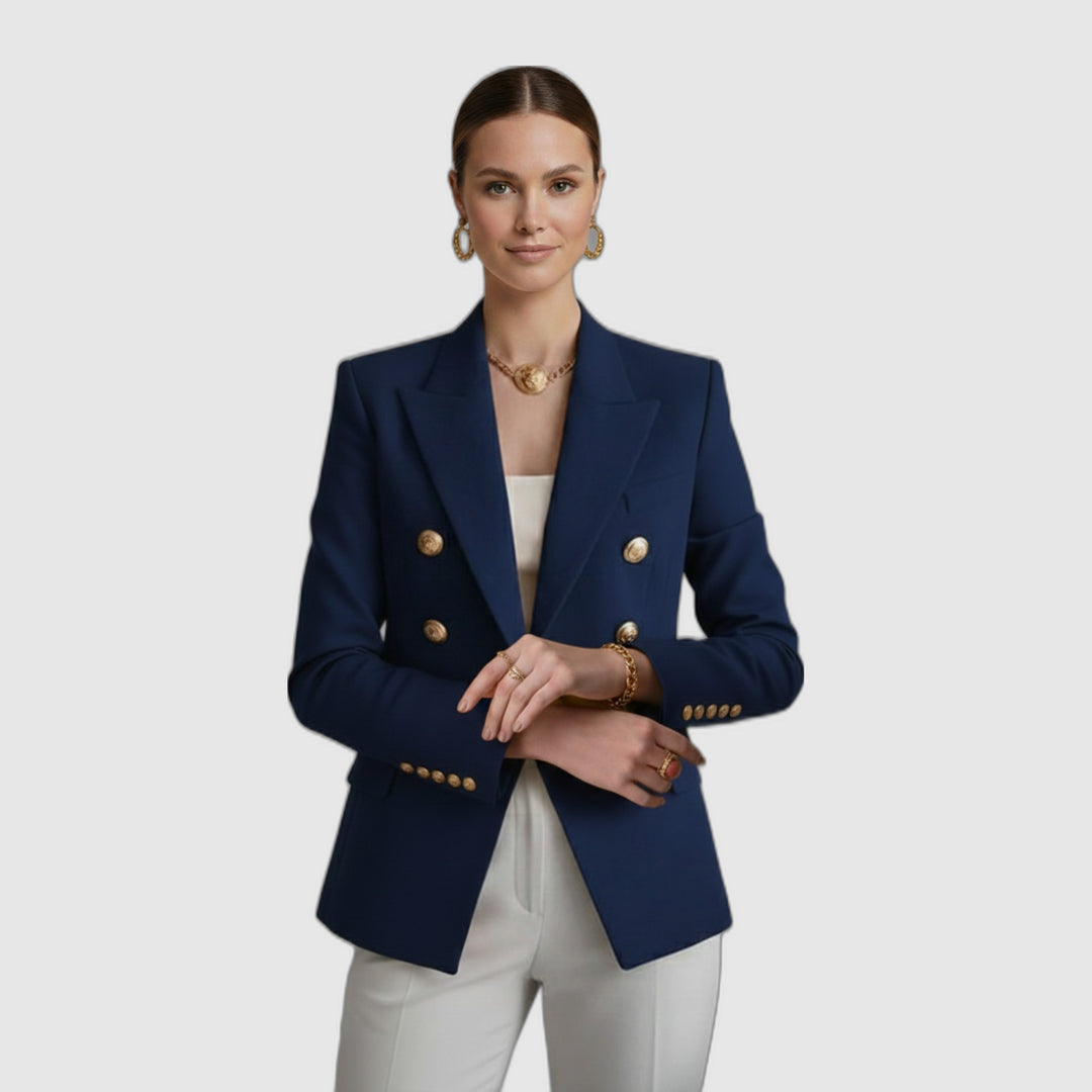 Camille | Blazer long à double boutonnage