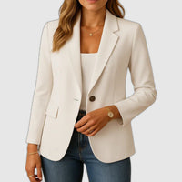 Clara | Blazer extensible à un bouton et col cranté