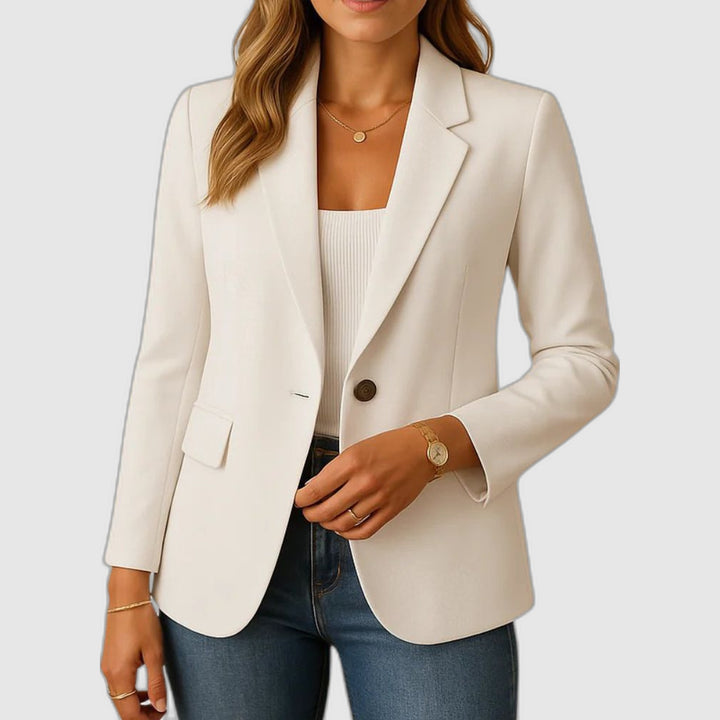 Clara | Blazer extensible à un bouton et col cranté