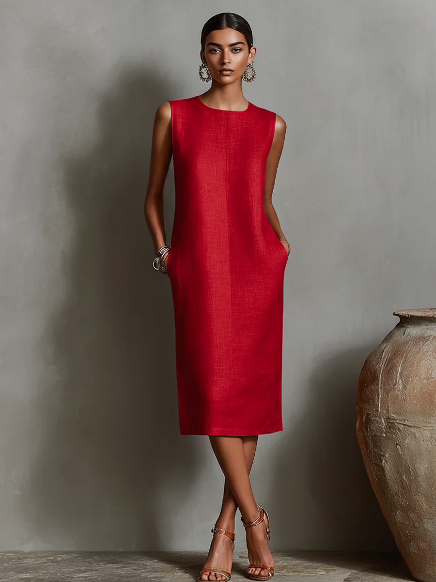Maureen™ | Robe Midi avec poches