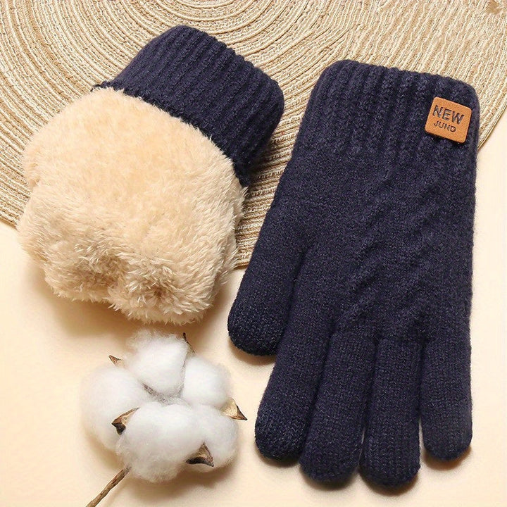 Fernande™ | Gants Tricotés Doublés Polaire