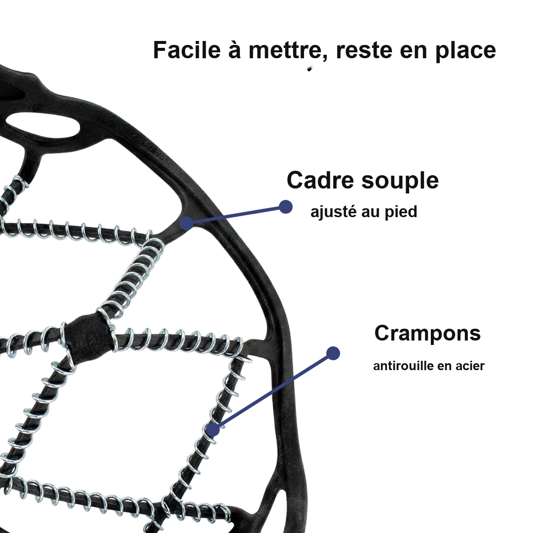 Denise™ | Crampons Antidérapants Pour la Glace