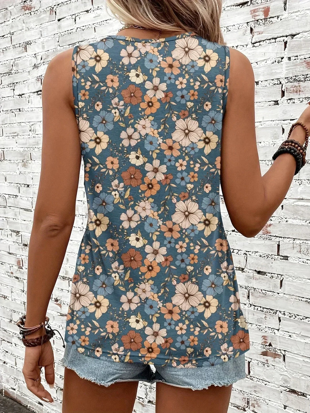 REYA | HAUT FLORAL D'ÉTÉ CONFORTABLE