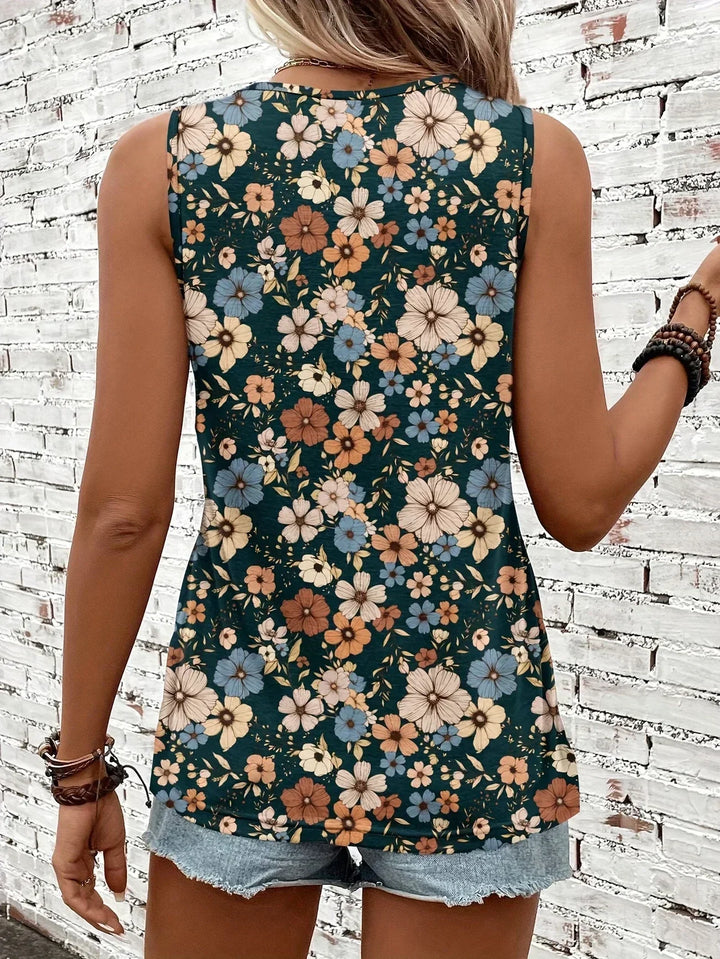 REYA | HAUT FLORAL D'ÉTÉ CONFORTABLE