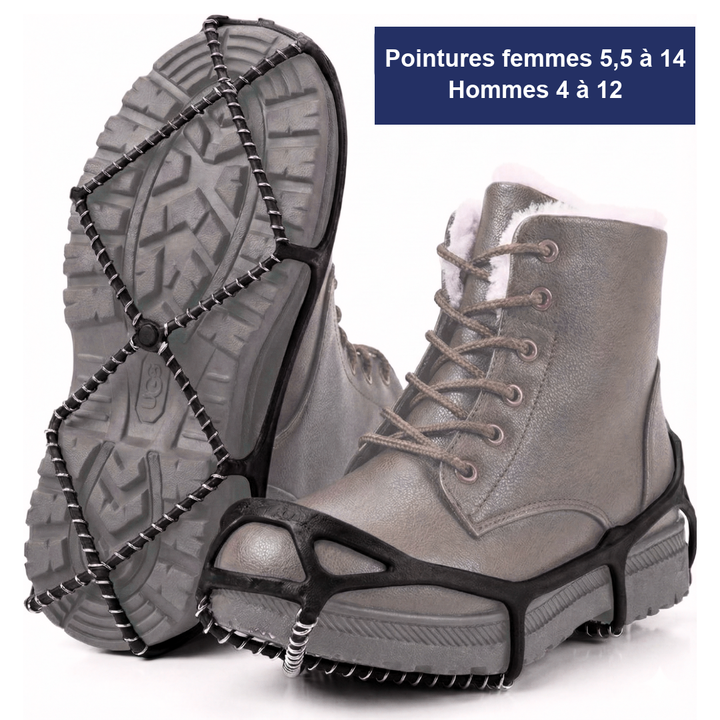 Denise™ | Crampons Antidérapants Pour la Glace
