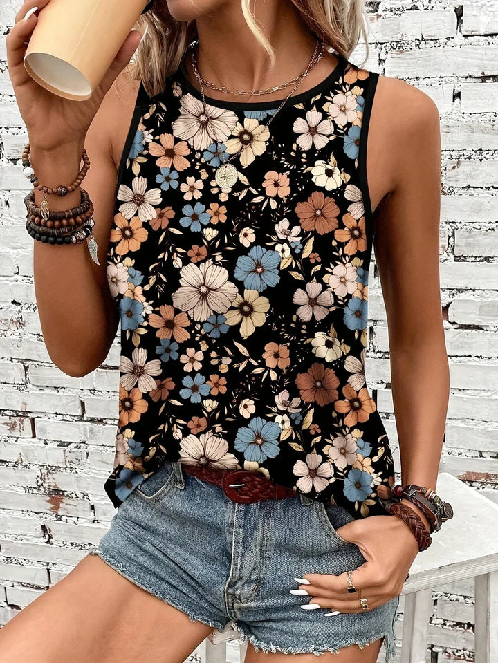 REYA | HAUT FLORAL D'ÉTÉ CONFORTABLE
