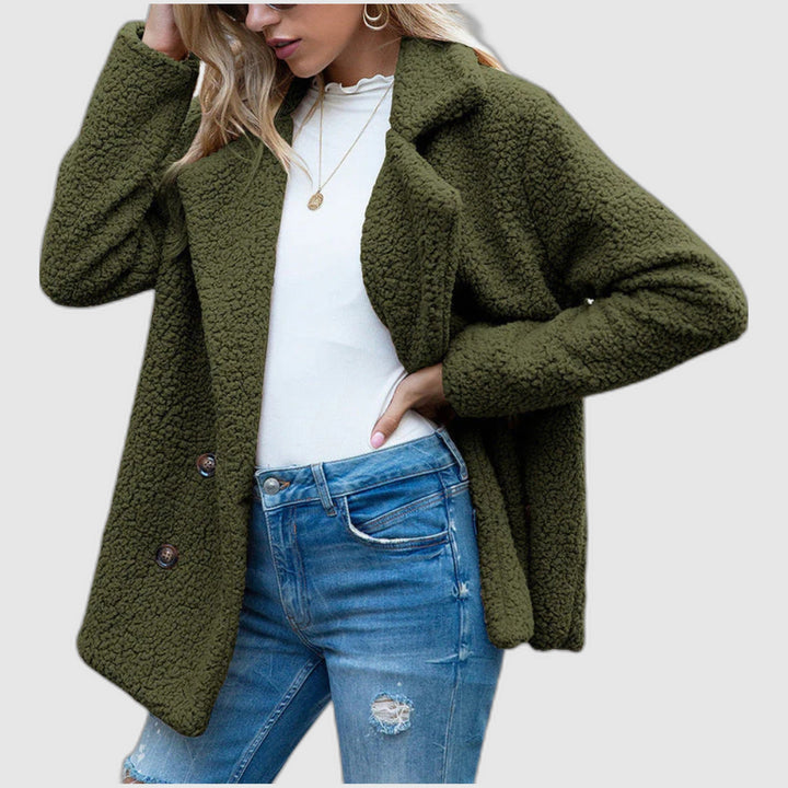 Delphine | Manteau Teddy à Col