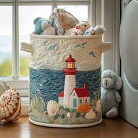 Marie-Odile™ | Panier Matelassé Phare Rouge