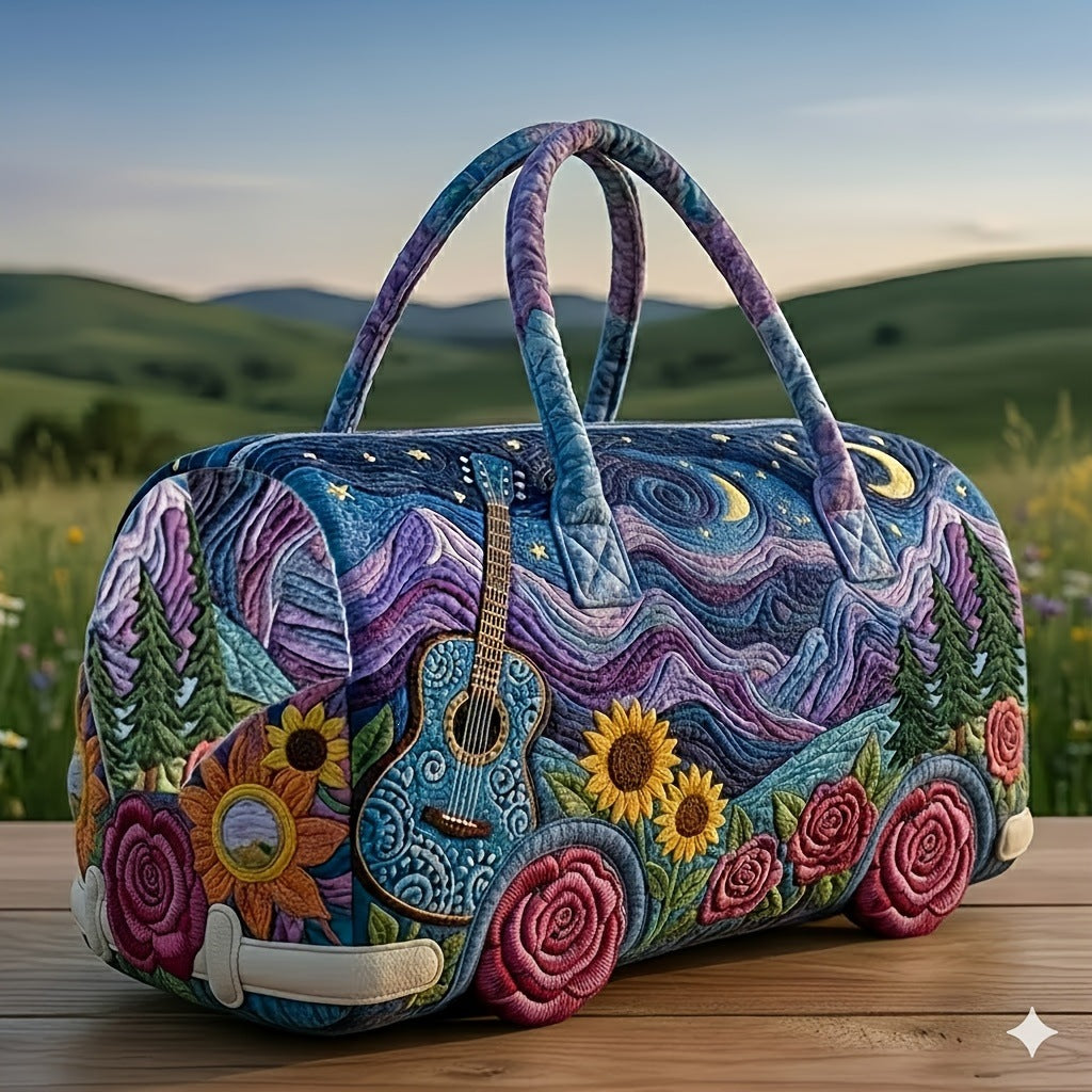 Gaétane™ | Sac Week-end Bleu Mélodie