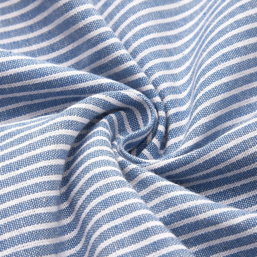 Brienne | Robe Midi Rayée – Confort Évident, Confiance Quotidienne