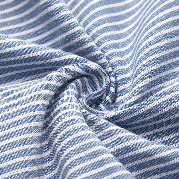 Brienne | Robe Midi Rayée – Confort Évident, Confiance Quotidienne