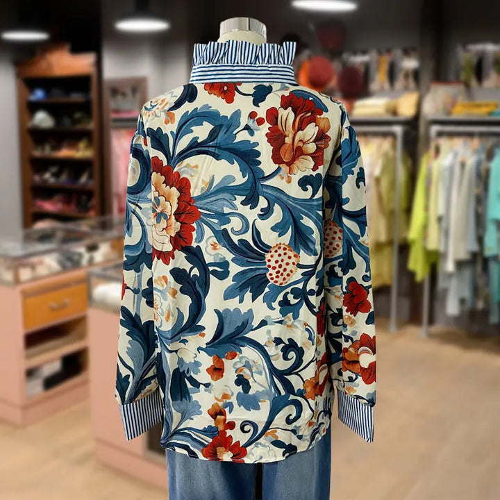 SASHA | BLOUSE À IMPRIMÉ FLORAL INTEMPOREL